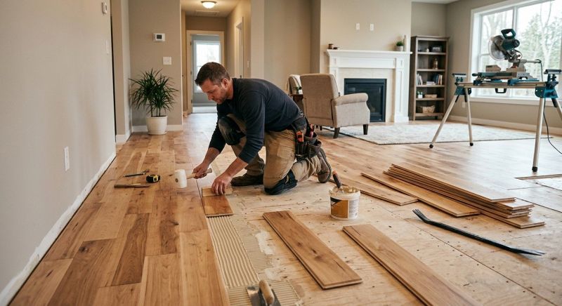 Engineered Wood Installation in Fredericksburg, VA