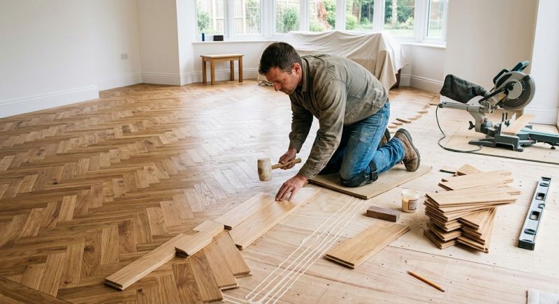 Wide Plank Floor Installation in Austin, TX