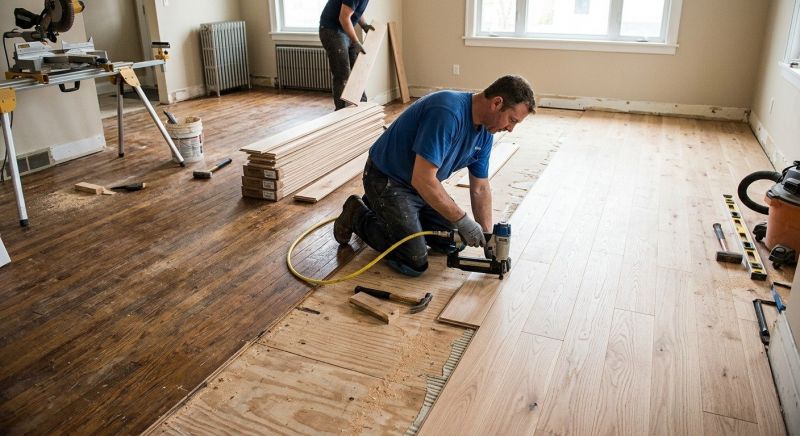 Finished Floor Installation in Manassas, VA