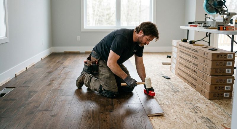 Hardwood Floor Installation in Manassas, VA