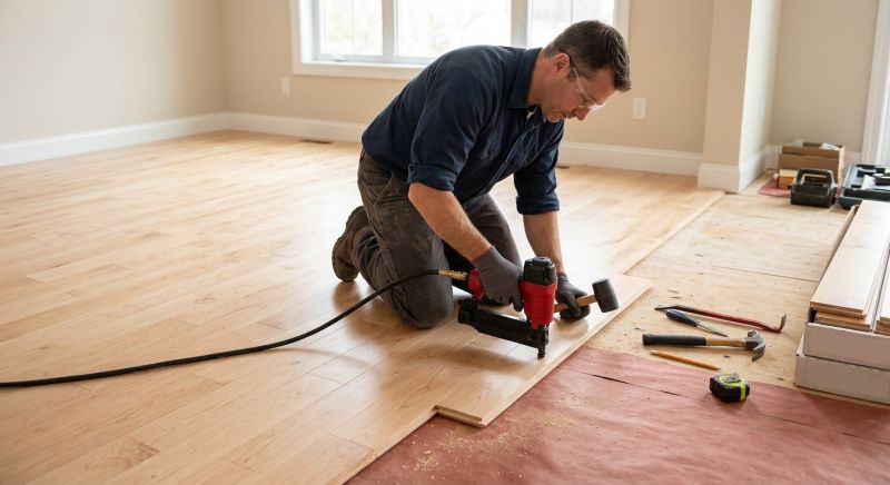 Hickory Floor Installation in Austin, TX