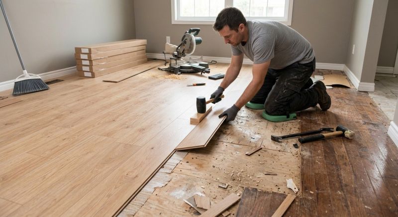 Laminate Floor Replacement in Greensboro, NC