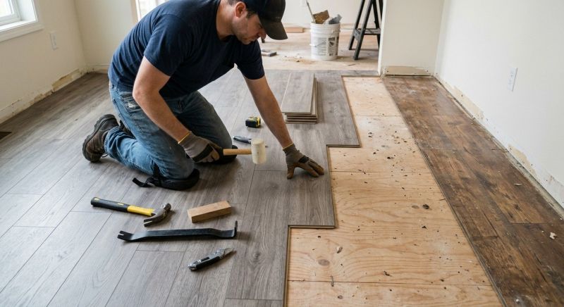 Laminate Floor Replacement in Fredericksburg, VA