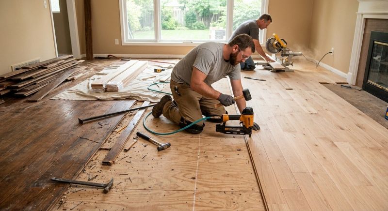 Plank Floor Installation in Manassas, VA
