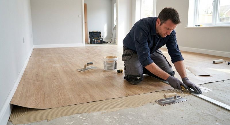 Sheet Flooring Installation in Rockwall, TX