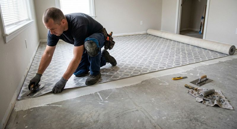 Sheet Linoleum Installation in Fort Worth, TX