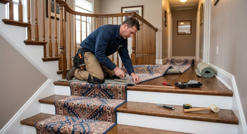 Stair Carpet Replacement in Monmouth County, NJ
