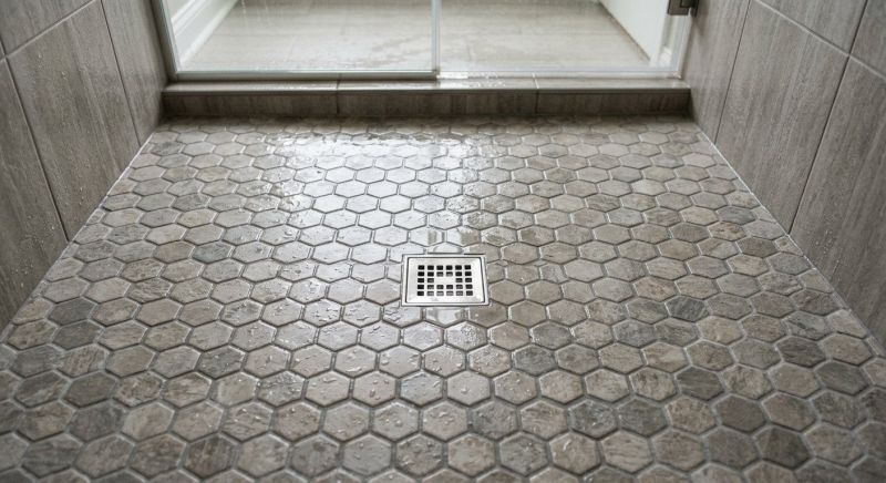Tile Shower Floor Installation in Alpharetta, GA