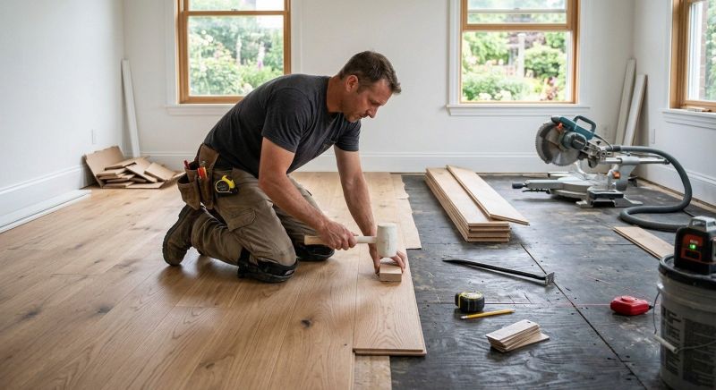 Walnut Flooring Installation in Phoenix, AZ